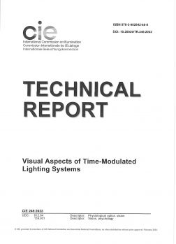 CIE 249:2022 Visual Aspects of Time-Modulated Lighting Systems